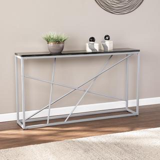 Arendal Faux Stone Console Table
