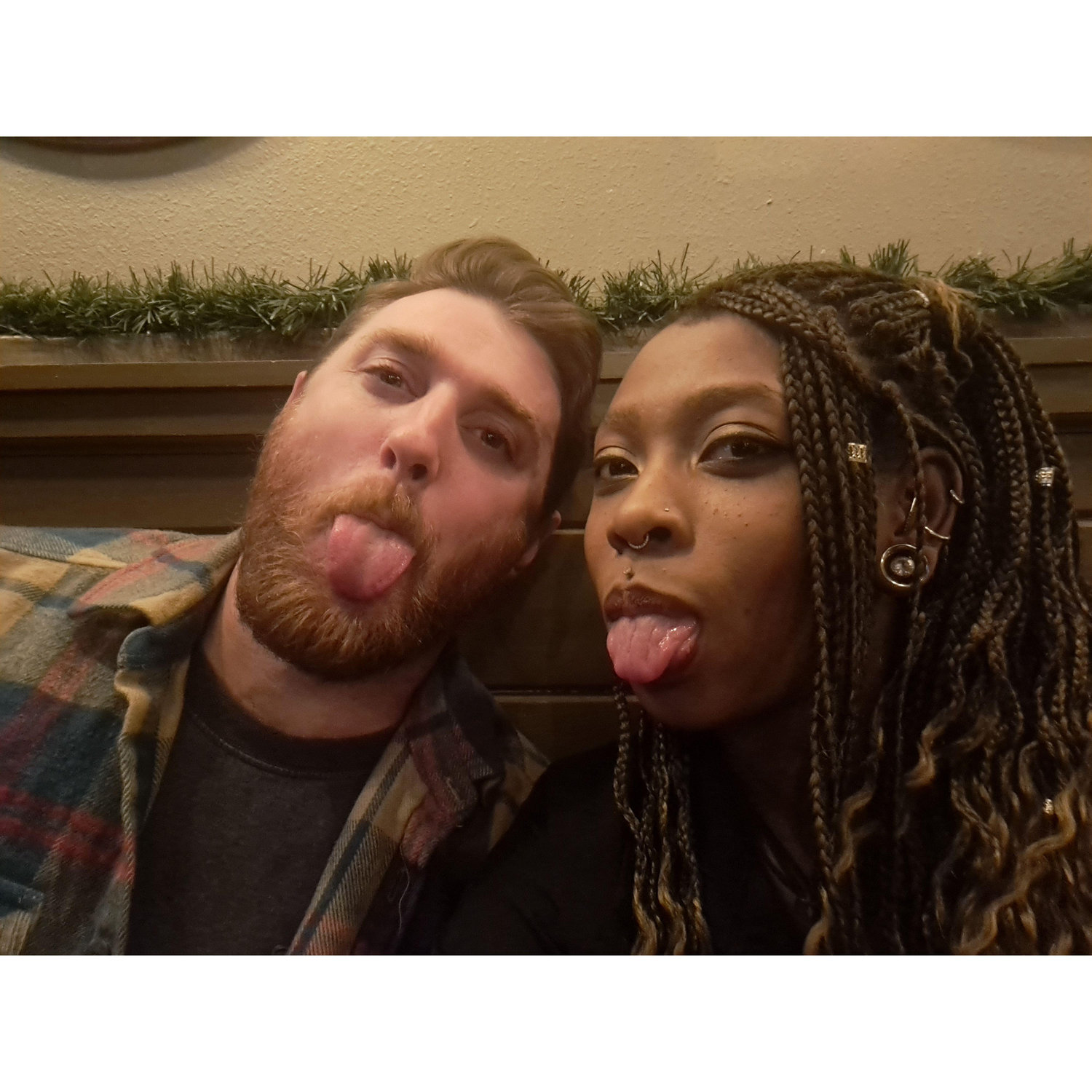 Our first anniversary...I proposed a couple of hours later on the couch at our place.