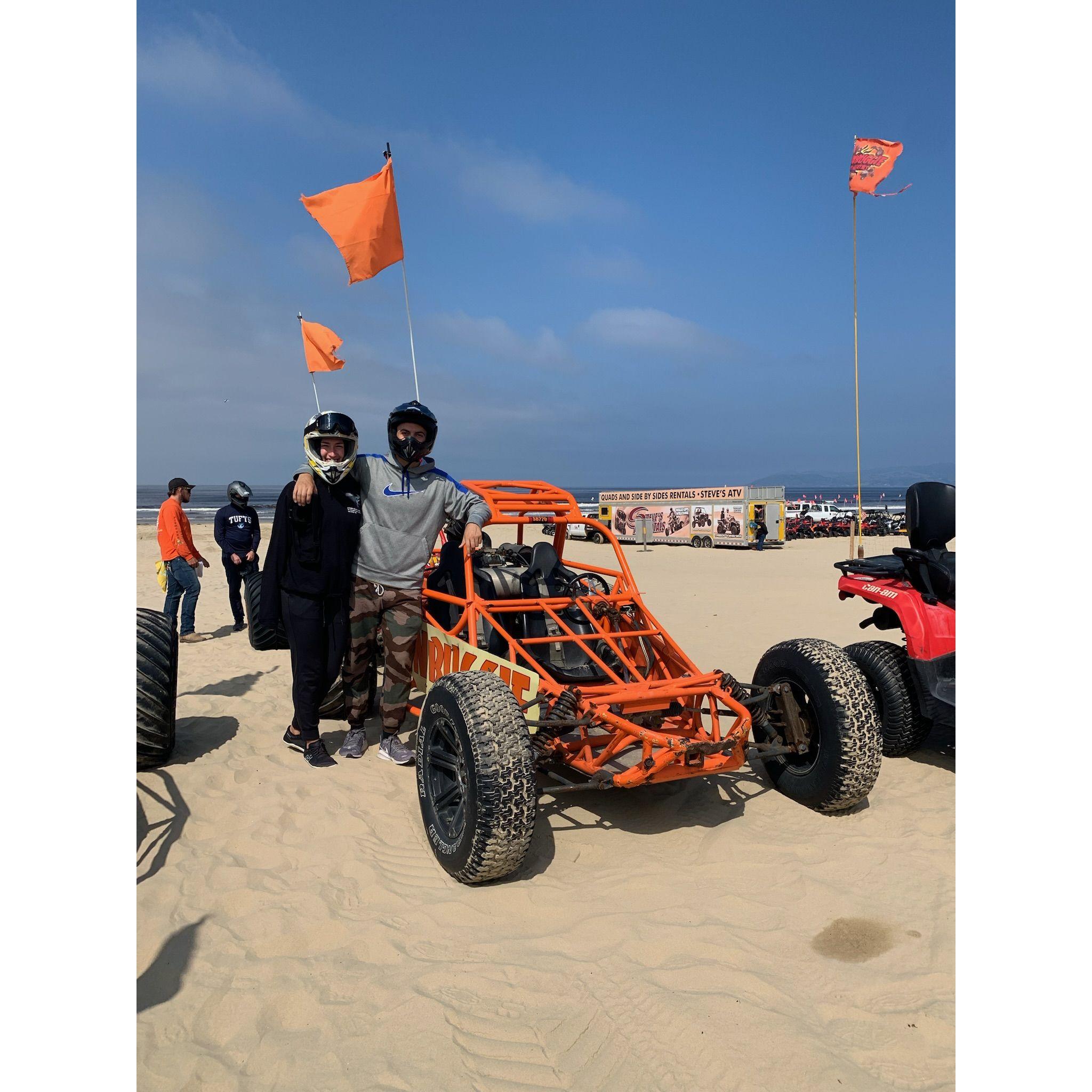 Dune buggys at Pismo Beach