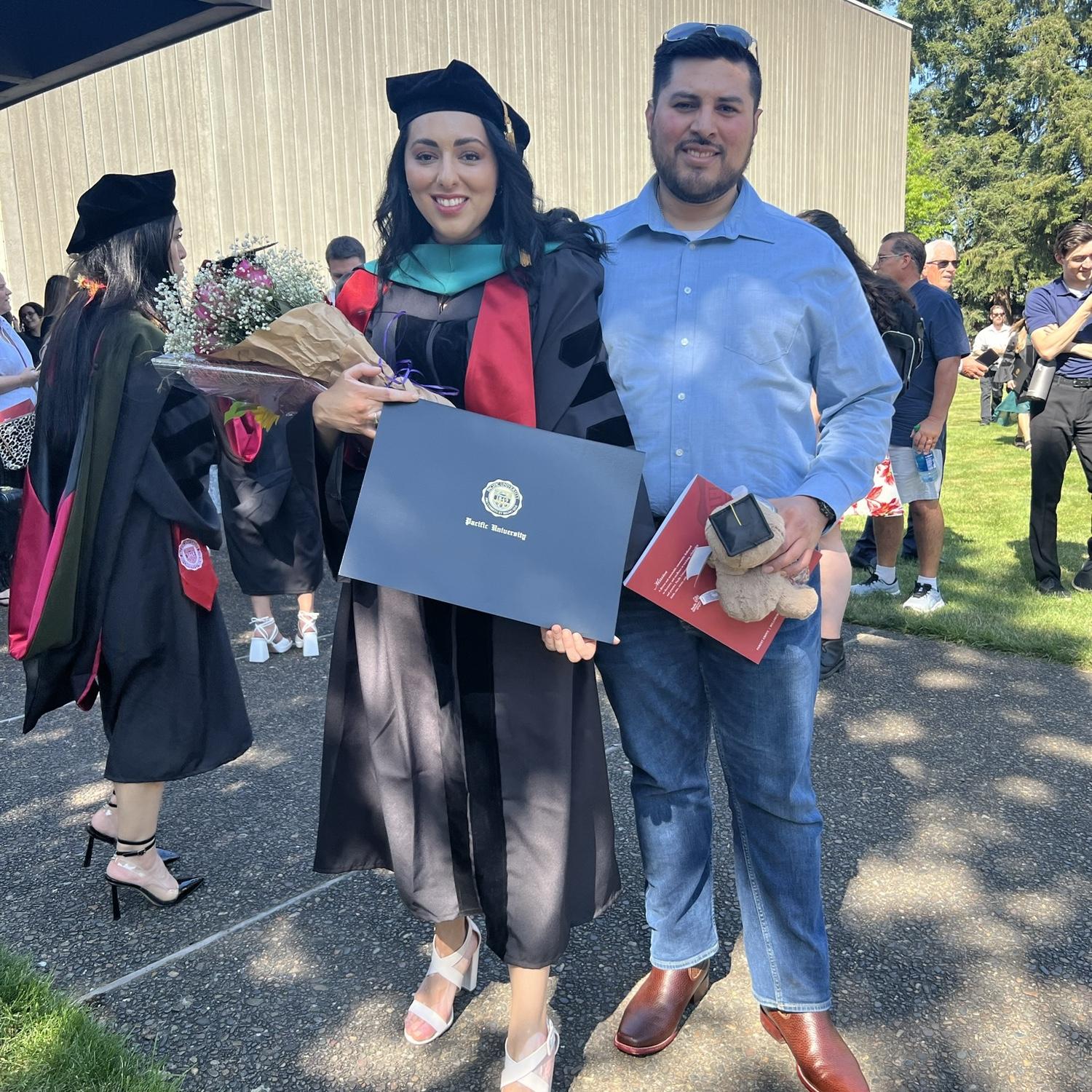 I only wanted "day ones" at my optometry grad so naturally I invited Luis! He was there 14 years ago!