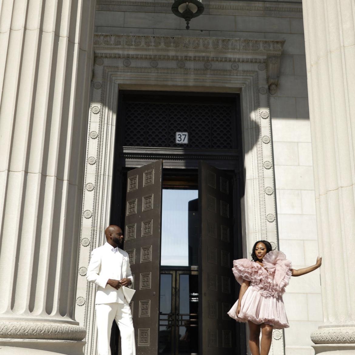 The newlyweds