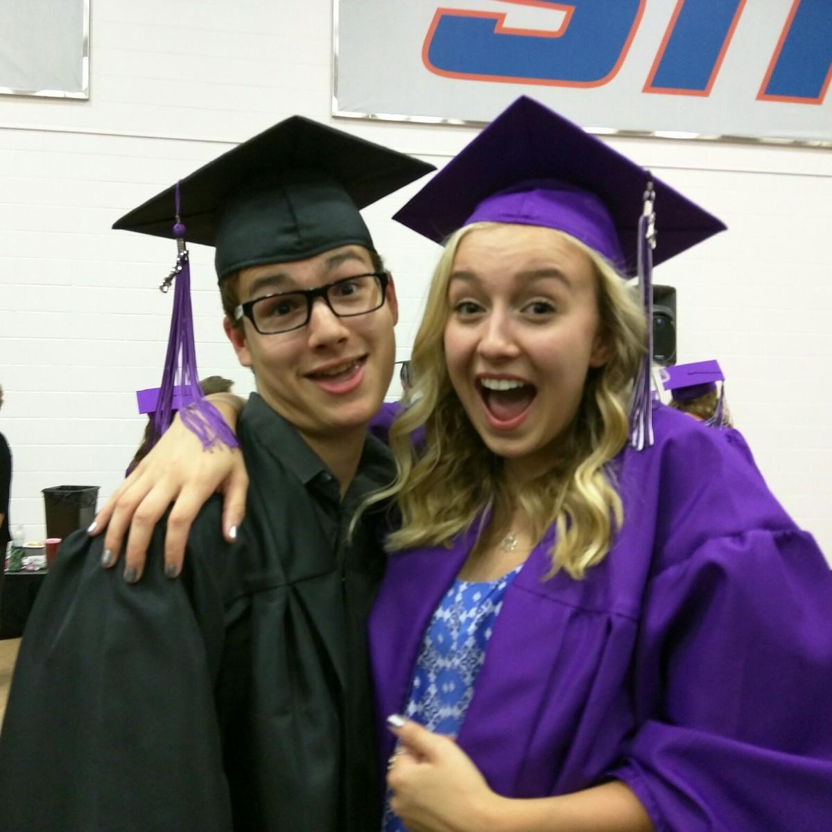 The day we graduated, we were babies!