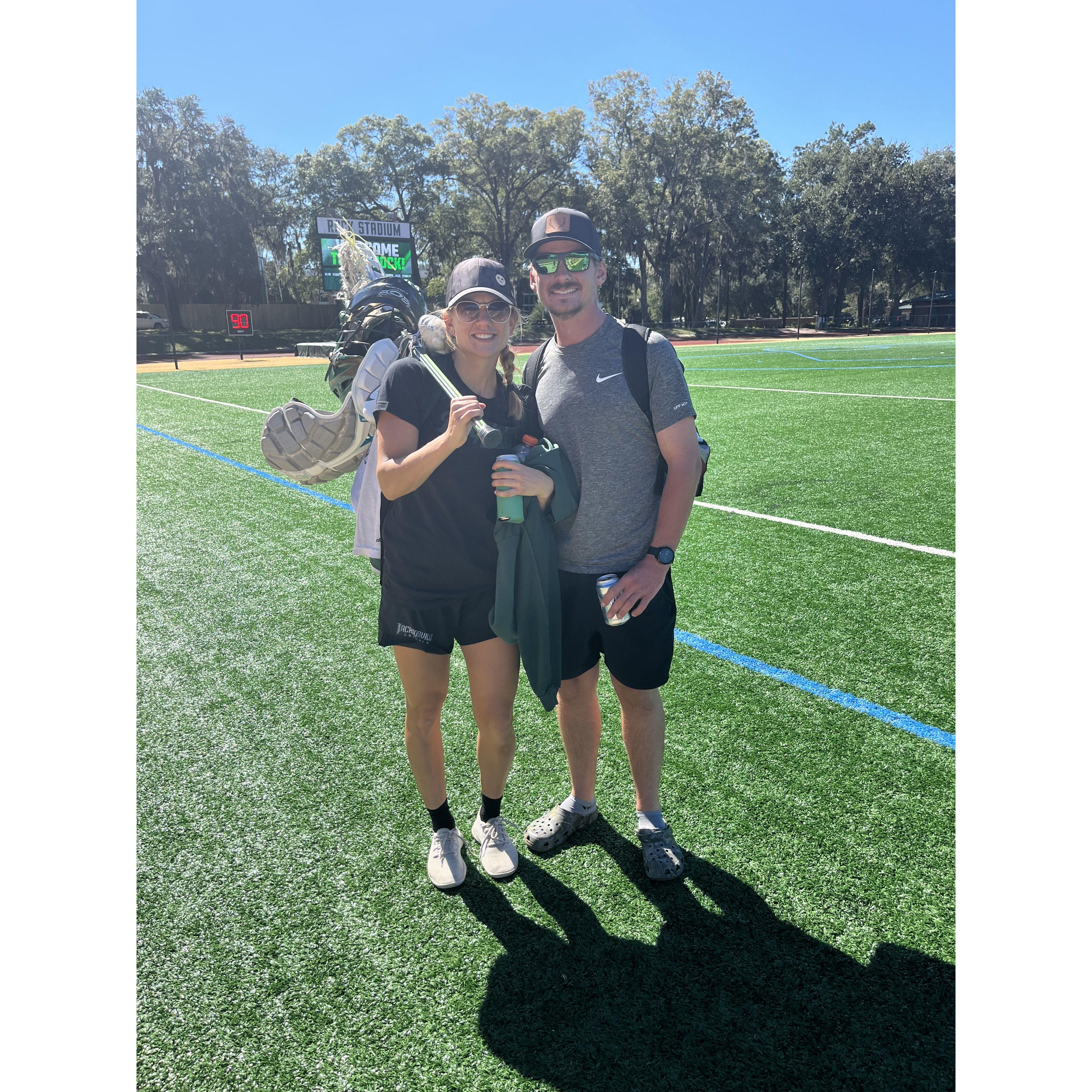 Back in our glory days after our alumni games at JU!