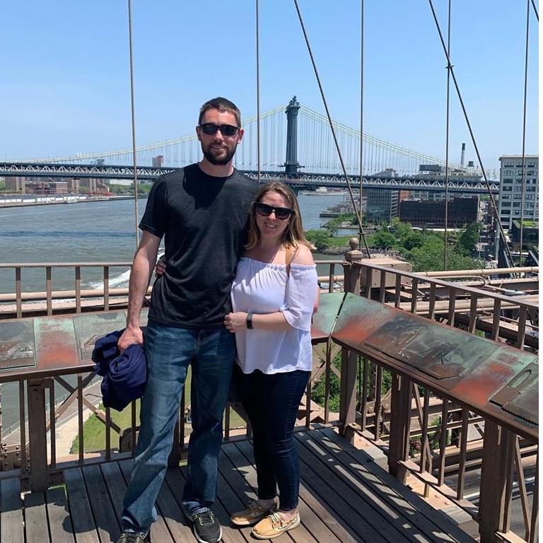 NYC on the Brooklyn Bridge