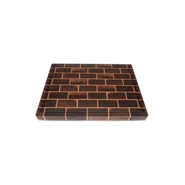 Walnut & Maple 'Brick' End Grain Cutting Board