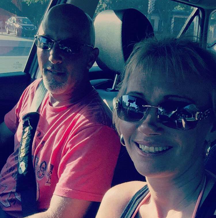 The first picture of us after we started seeing each other but before we were "officially" dating