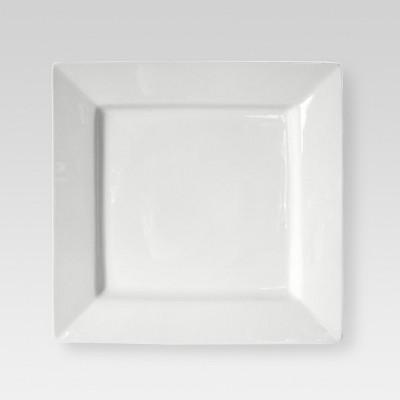 14" Porcelain Square Serving Platter White - Threshold™