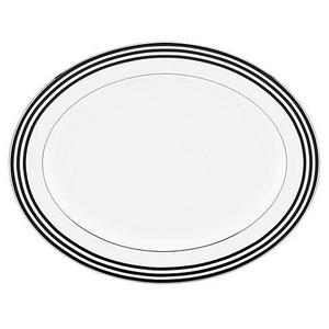 kate spade new york Parker Place™ 16-Inch Oval Platter in White