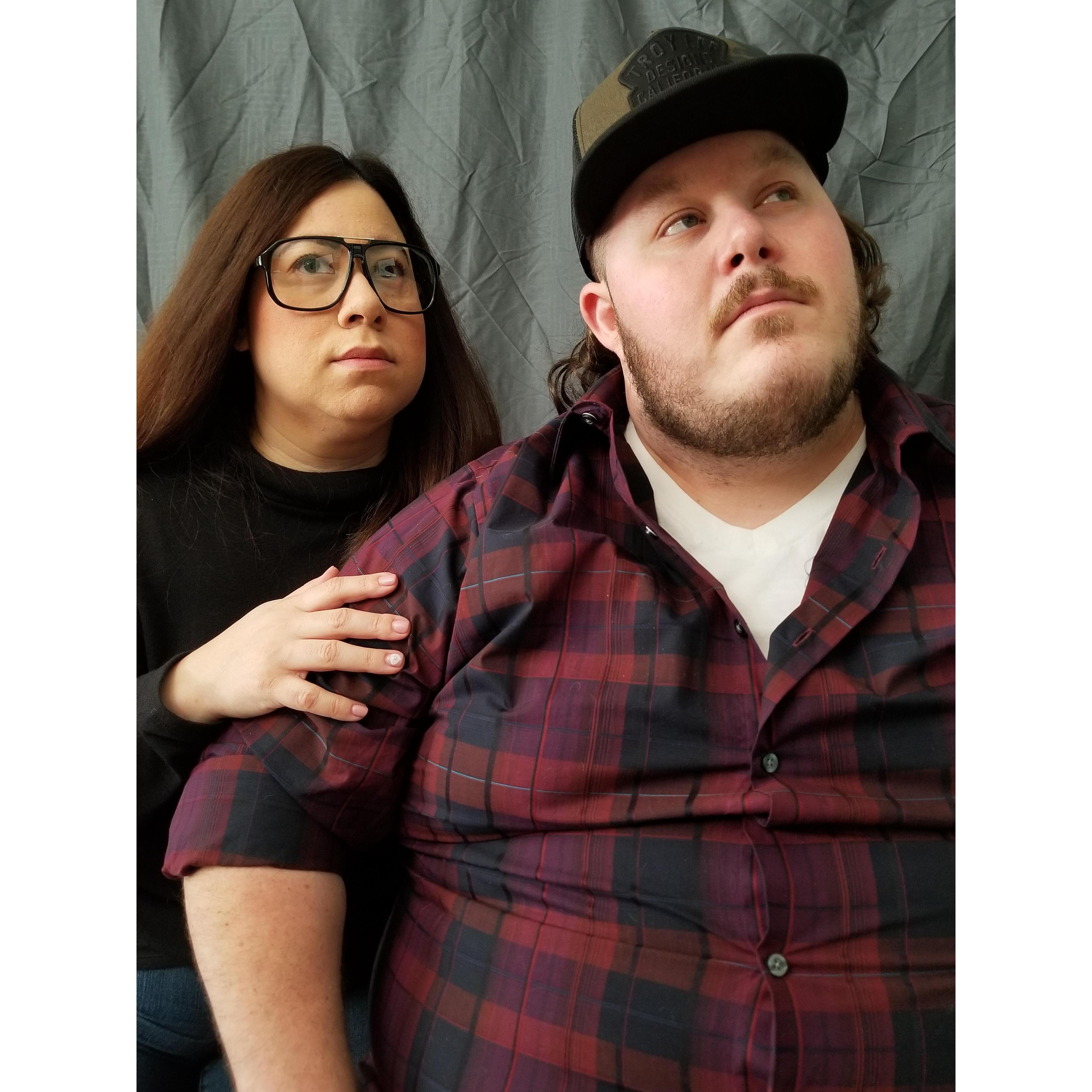 Us being our awkward selves.