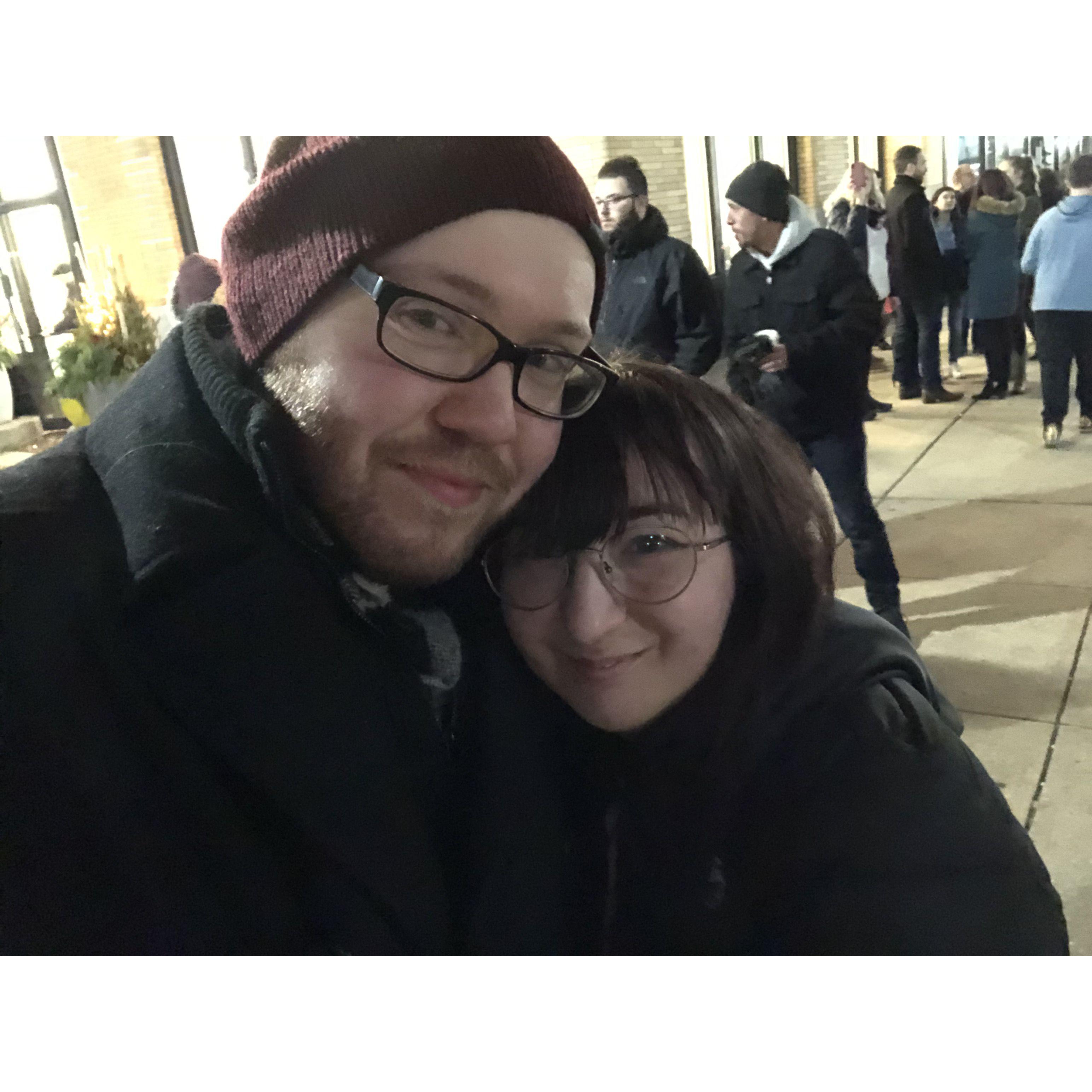 New Years Eve 2019, the night we officially started dating.