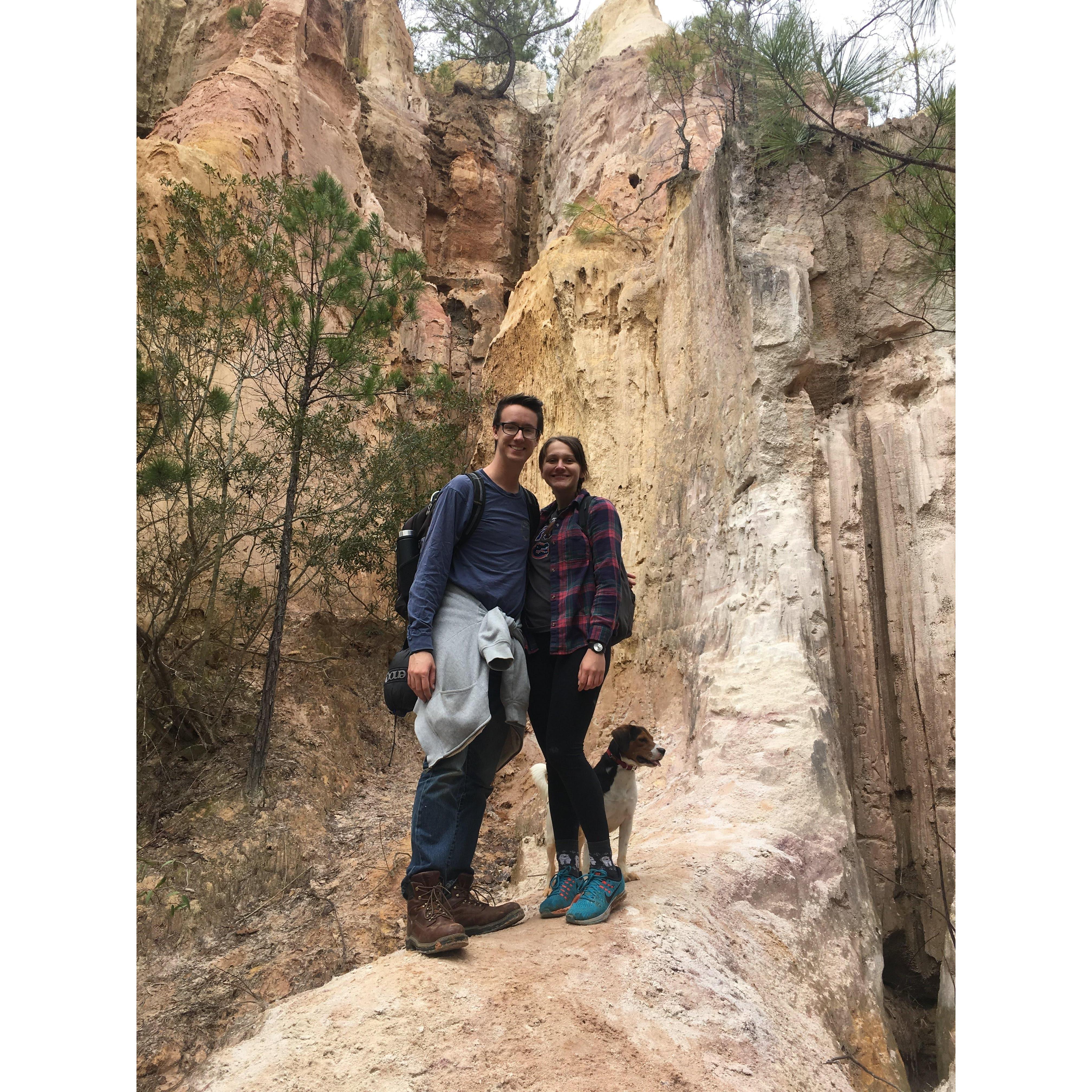 2.9.19
We took a trip with our friends to see Providence Canyon in GA. This was Becky's first time camping!