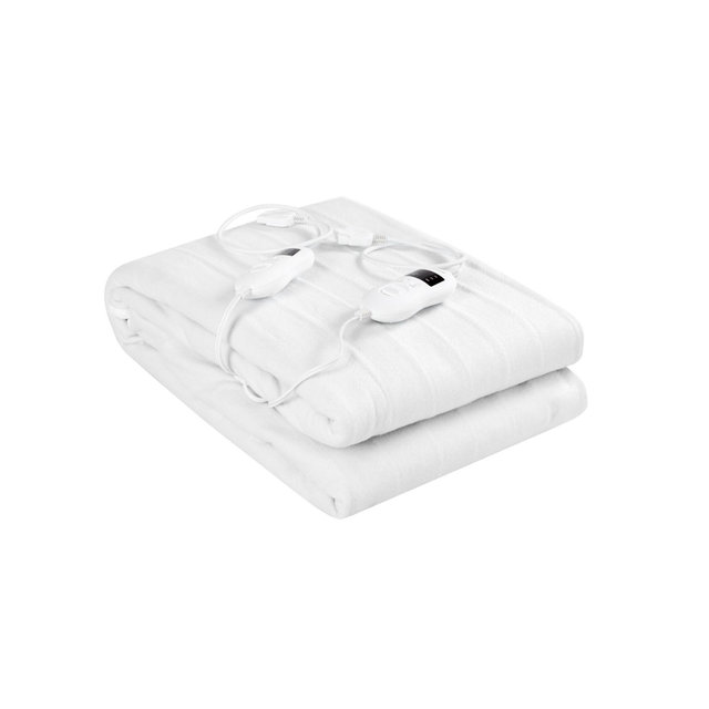 Tangkula Electric Heated Blanket Mattress Pad Safe 8 Temperature Levels &Timer