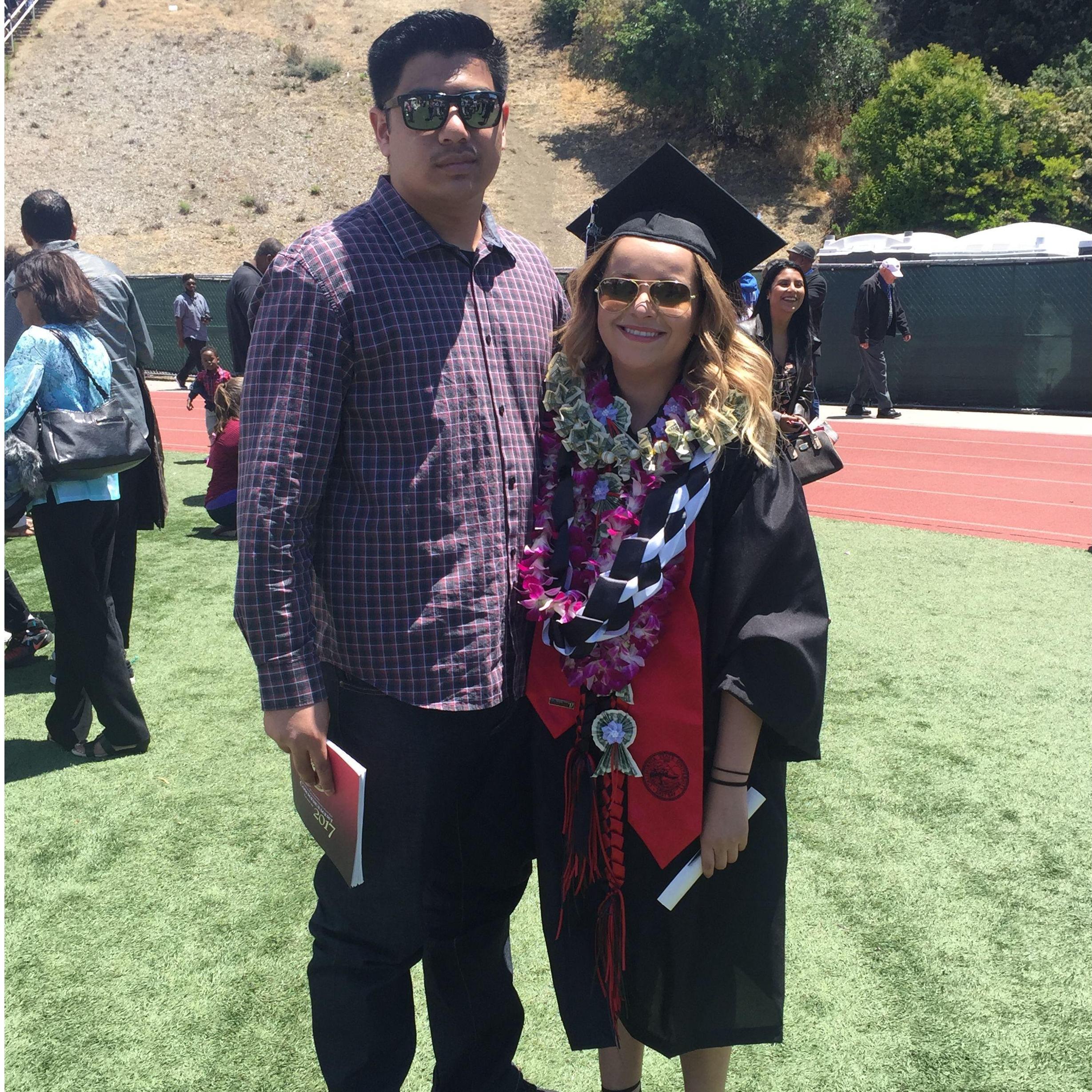 Lucia’s college graduation