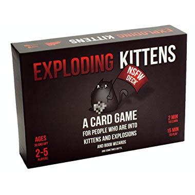 Exploding Kittens Card Game - NSFW (Explicit) Edition - Party Games - Card Games for Adults