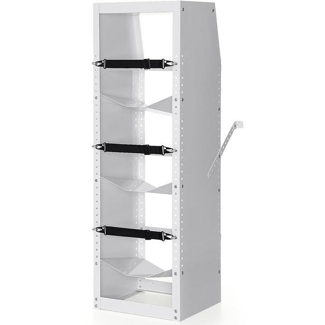 VEVOR Refrigerant Tank Rack, with 3 x 30-50lb Bottle Tanks, Cylinder Tank Rack 14.64x13.97x46.06 in, Refrigerant Cylinder Rack Gas Cylinder Racks and Holders for Freon, Gases, Oxygen, Nitrogen