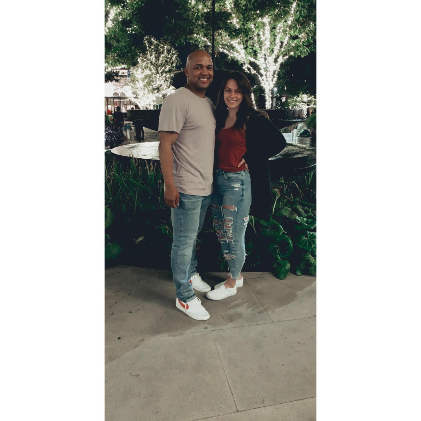 Our first date!