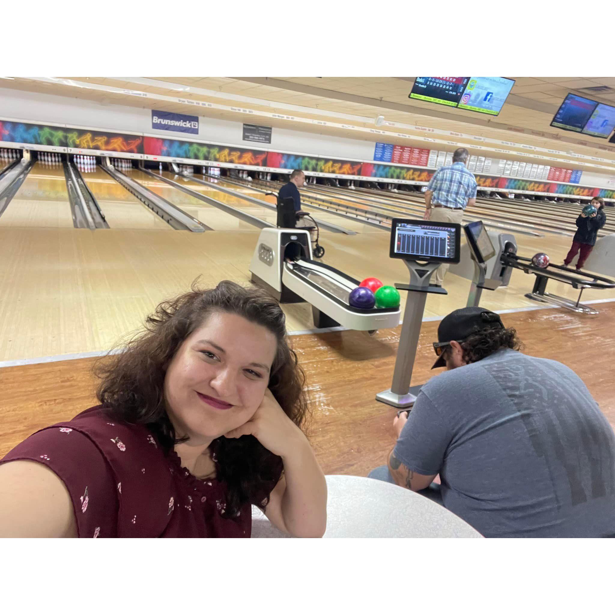 Bowling for the first time