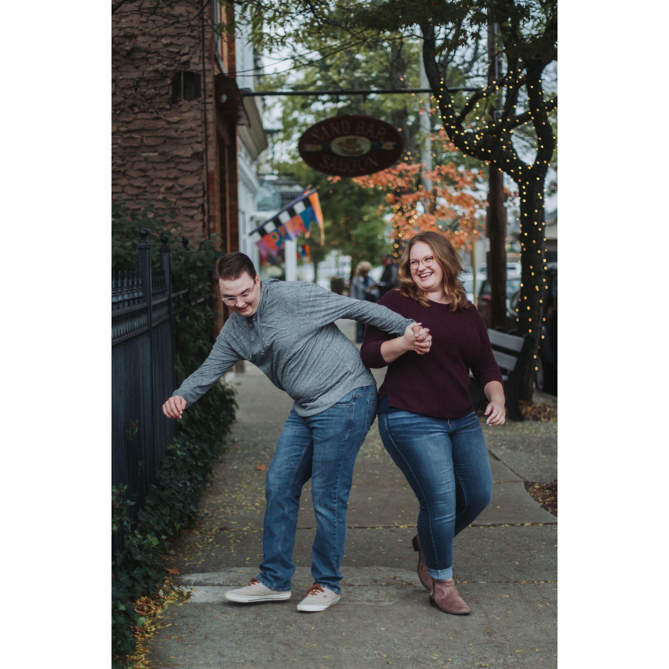 Our first professional pictures taken together.