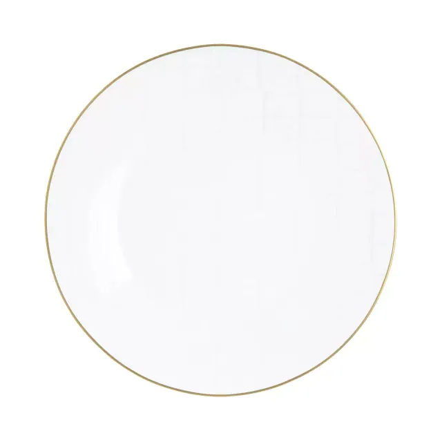 Domenico Vacca by Prouna Alligator White Dinner Plate