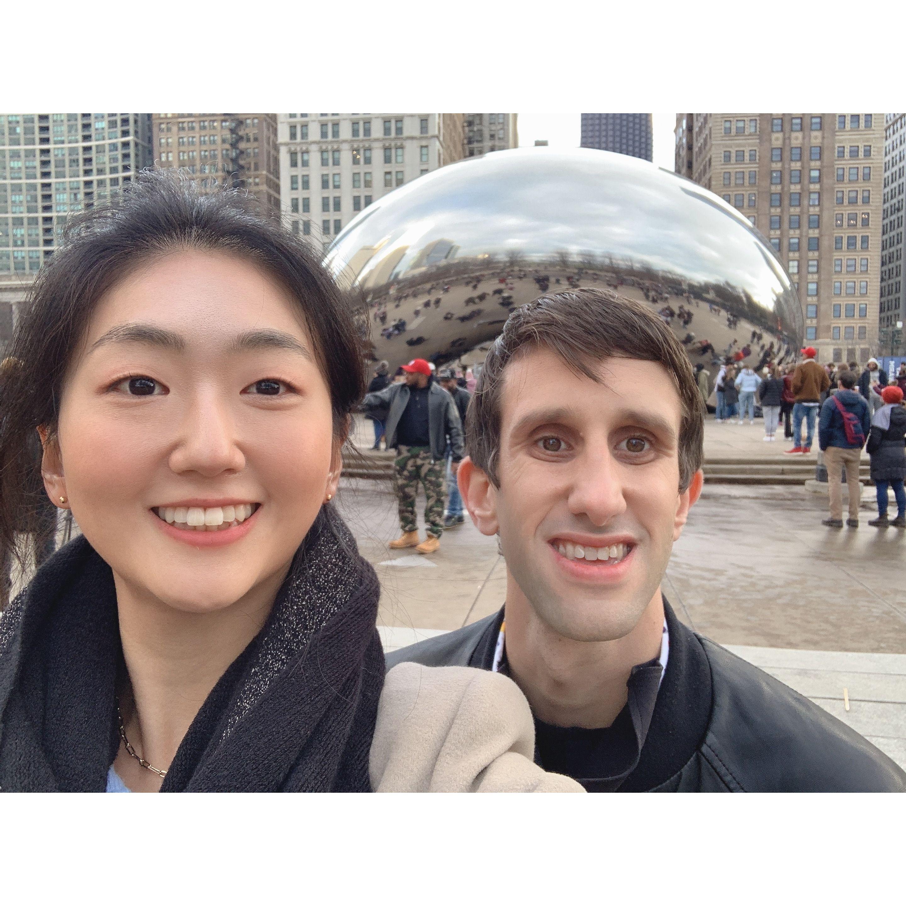 Yoon's first time visiting Chicago