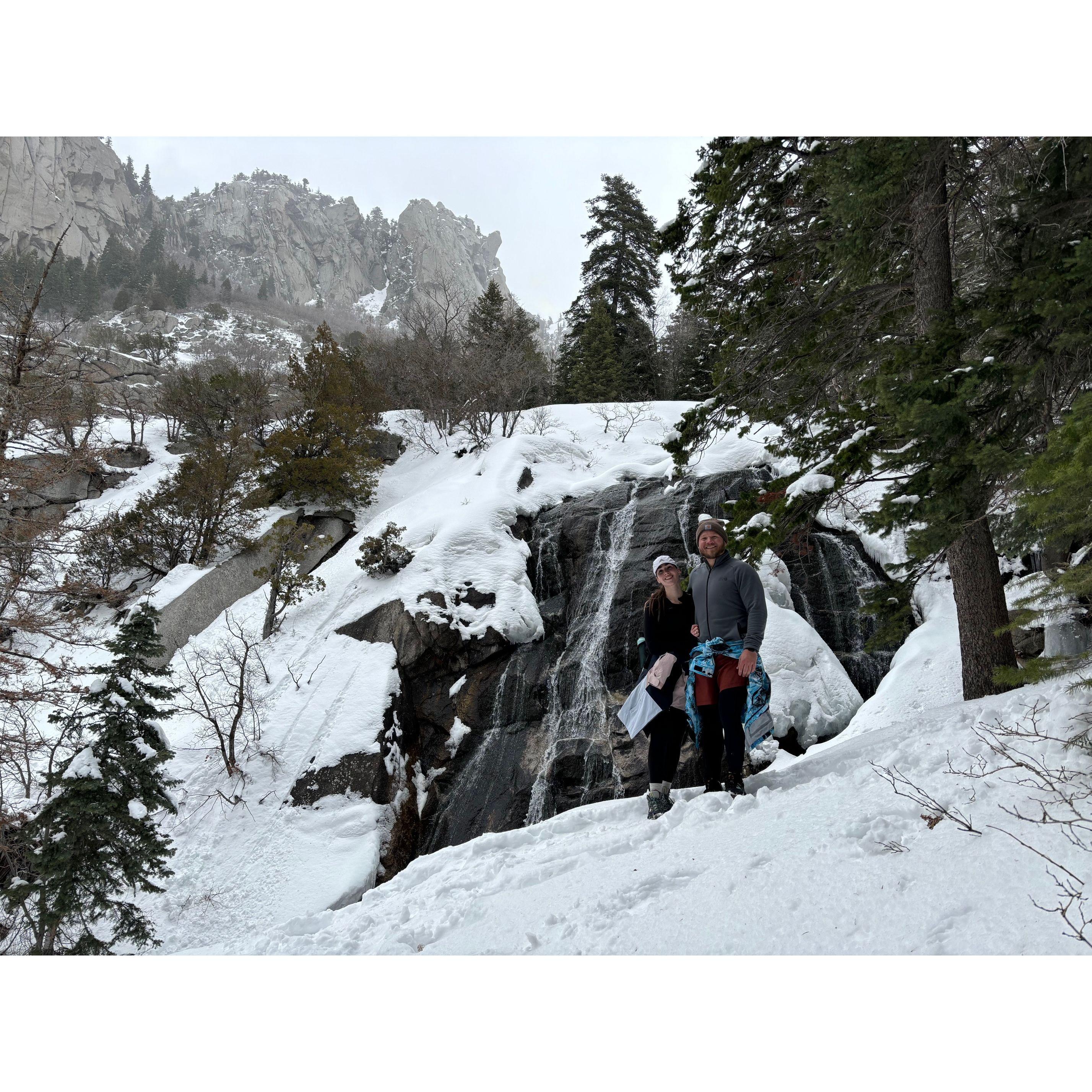 Salt Lake City Winter Hike. March 2024