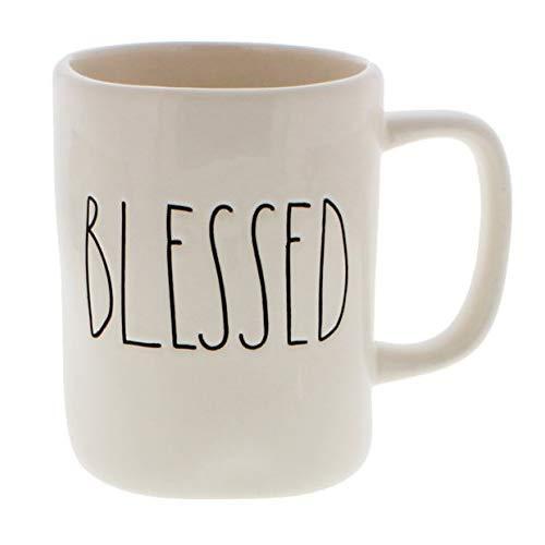 Rae Dunn by Magenta BLESSED Ceramic LL Coffee Mug