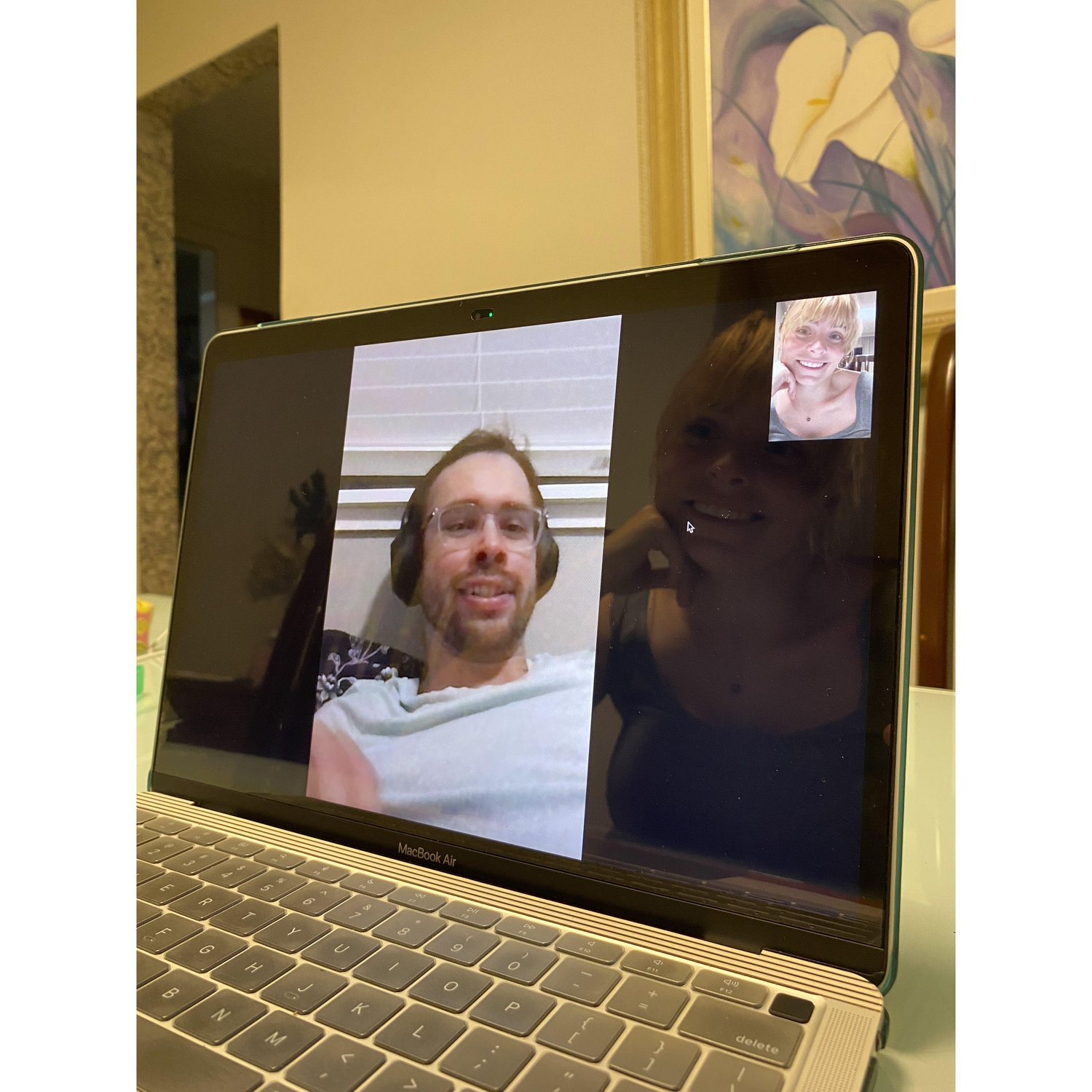 One of our many many video dates while I was still in Brazil