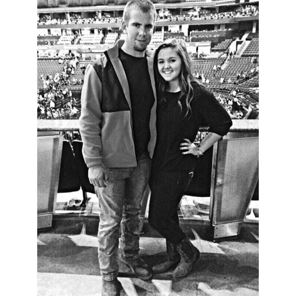 Our first concert together! My first ever - Brantley Gilbert!