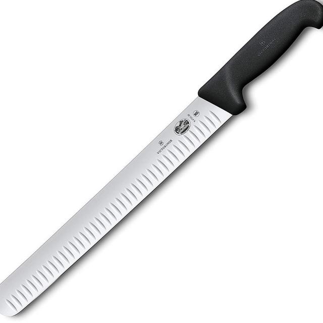 Victorinox 12 Inch Fibrox Pro Slicing Knife with Granton Blade