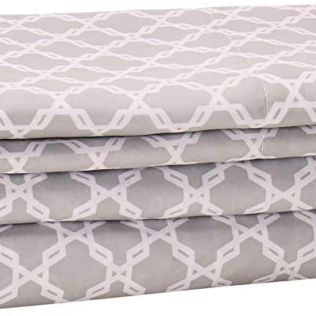 Comfort Spaces Coolmax Moisture Wicking Bed Cooling Sheets for Night Sweats, King, Charcoal