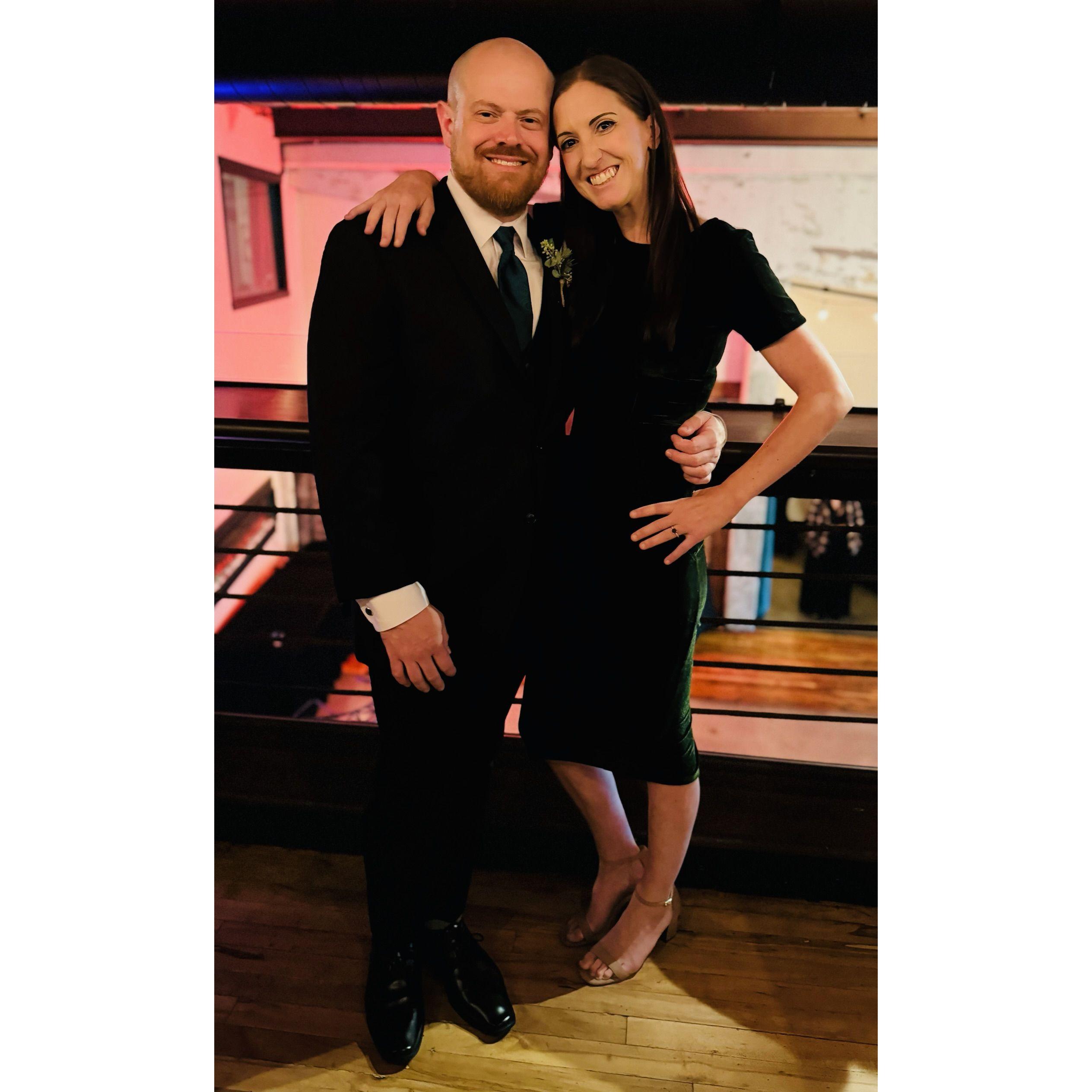 Aaron's (groomsman) wedding
