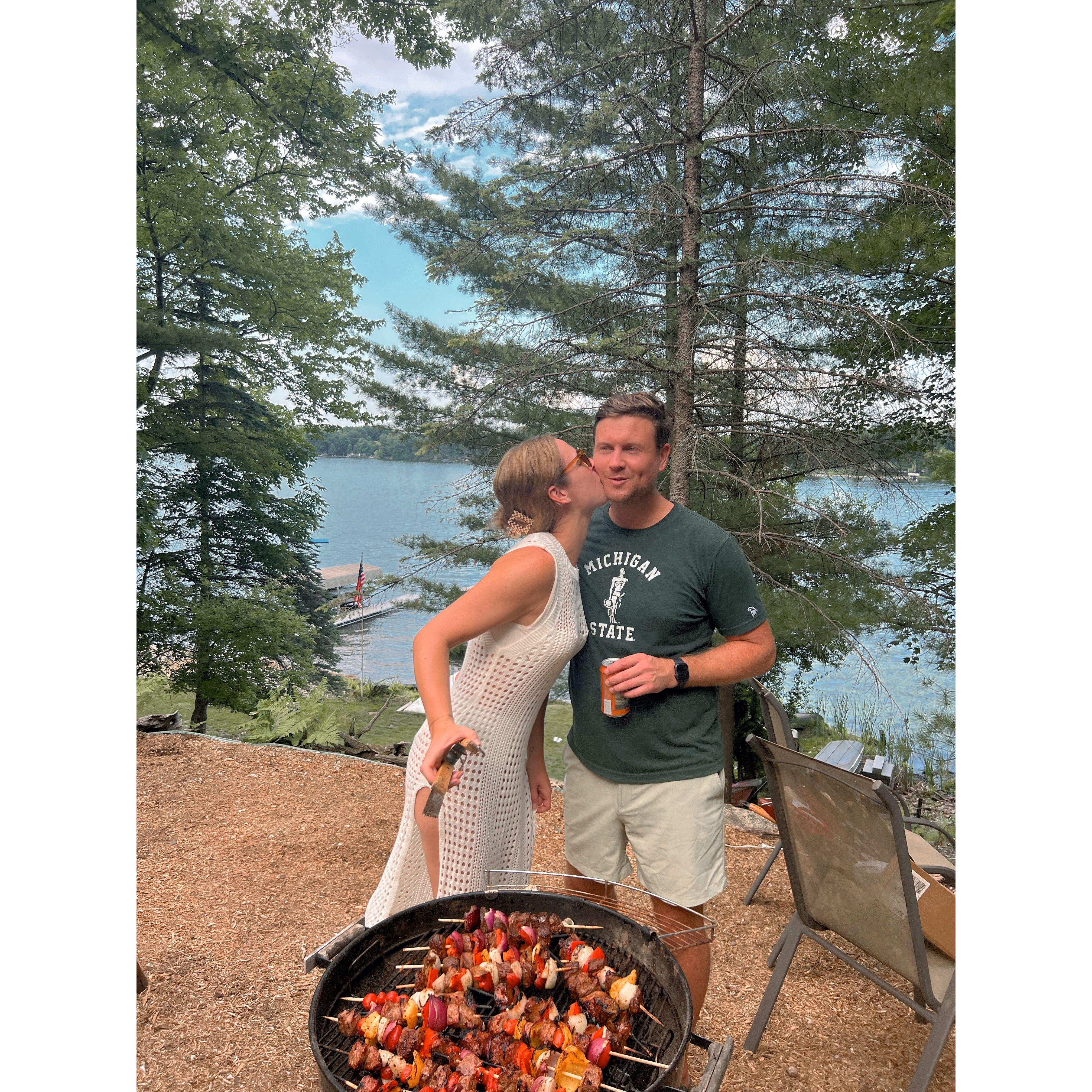 Cottage Grilling in Michigan