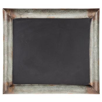 Rectangular Rustic Metal Chalkboard