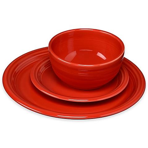 Fiesta® 3-Piece Bistro Set in Scarlet