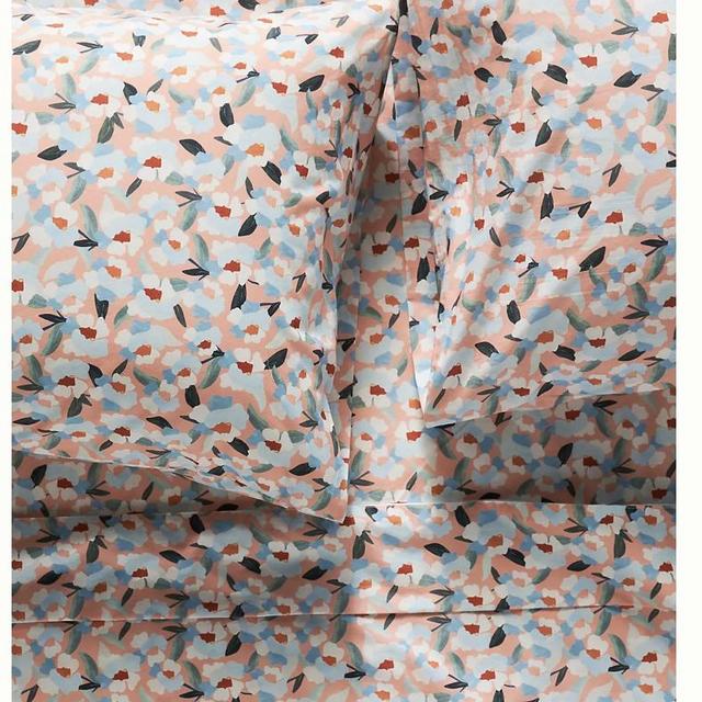 Anthropologie Maggie Stephenson Abelia Organic Cotton Sheet Set (King)