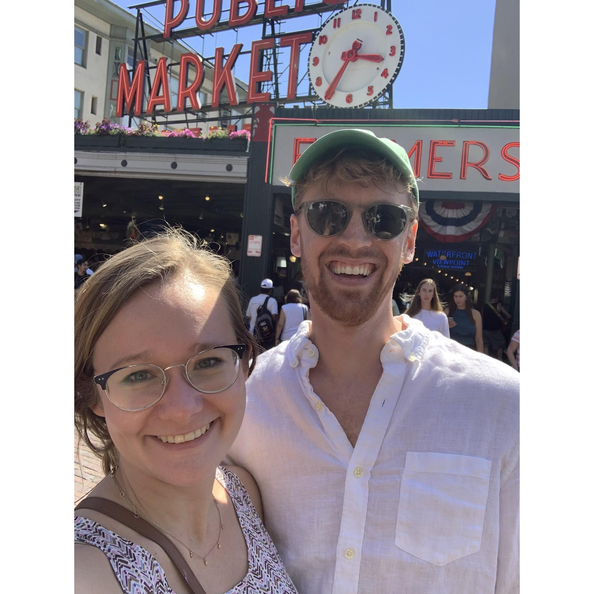 Pike Place Market, Seattle - our first trip to the west Coast