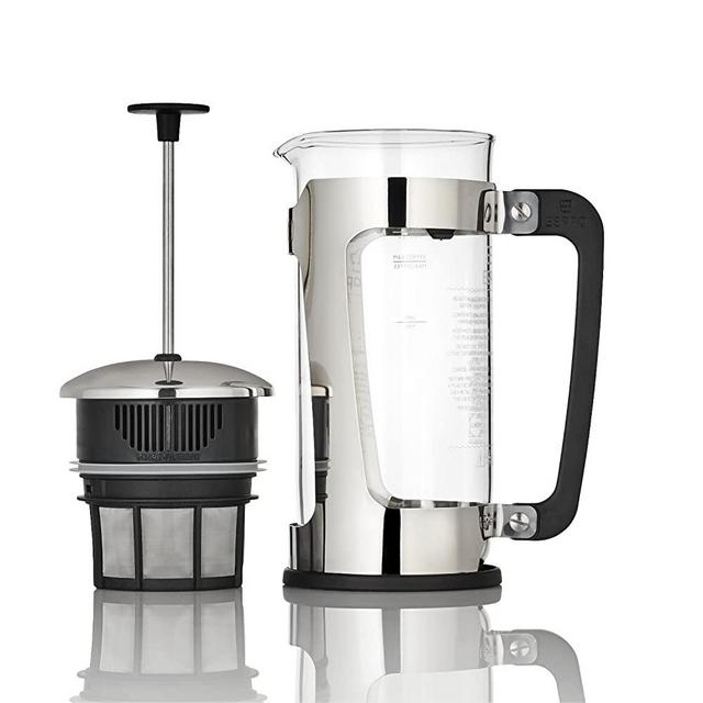 ESPRO P5 Double Micro-Filtered Coffee French Press, 32 Ounce, Polished Stainless Steel