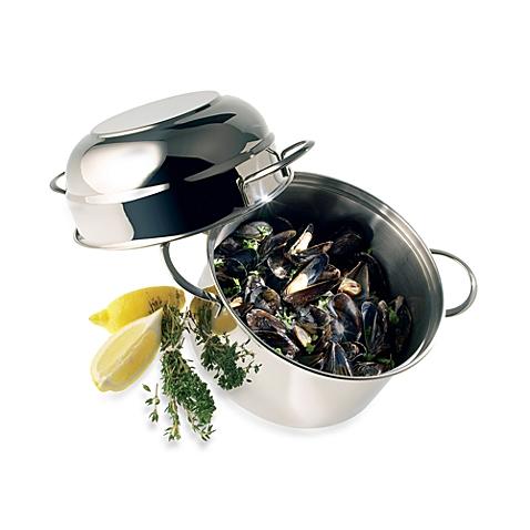 Demeyere 3.2-Quart Stainless Steel Mussel Pot