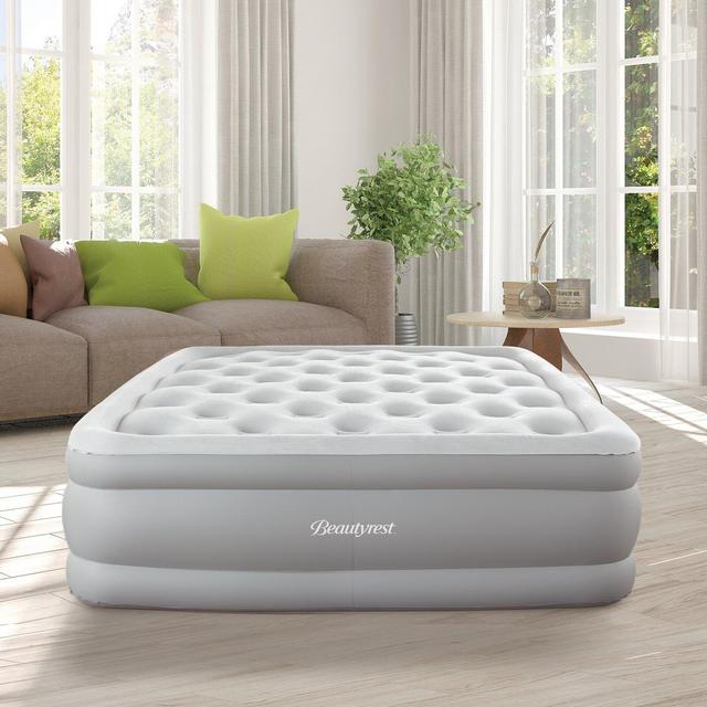 Skyrise Full Raised Express Air Mattress with Electric Pump
