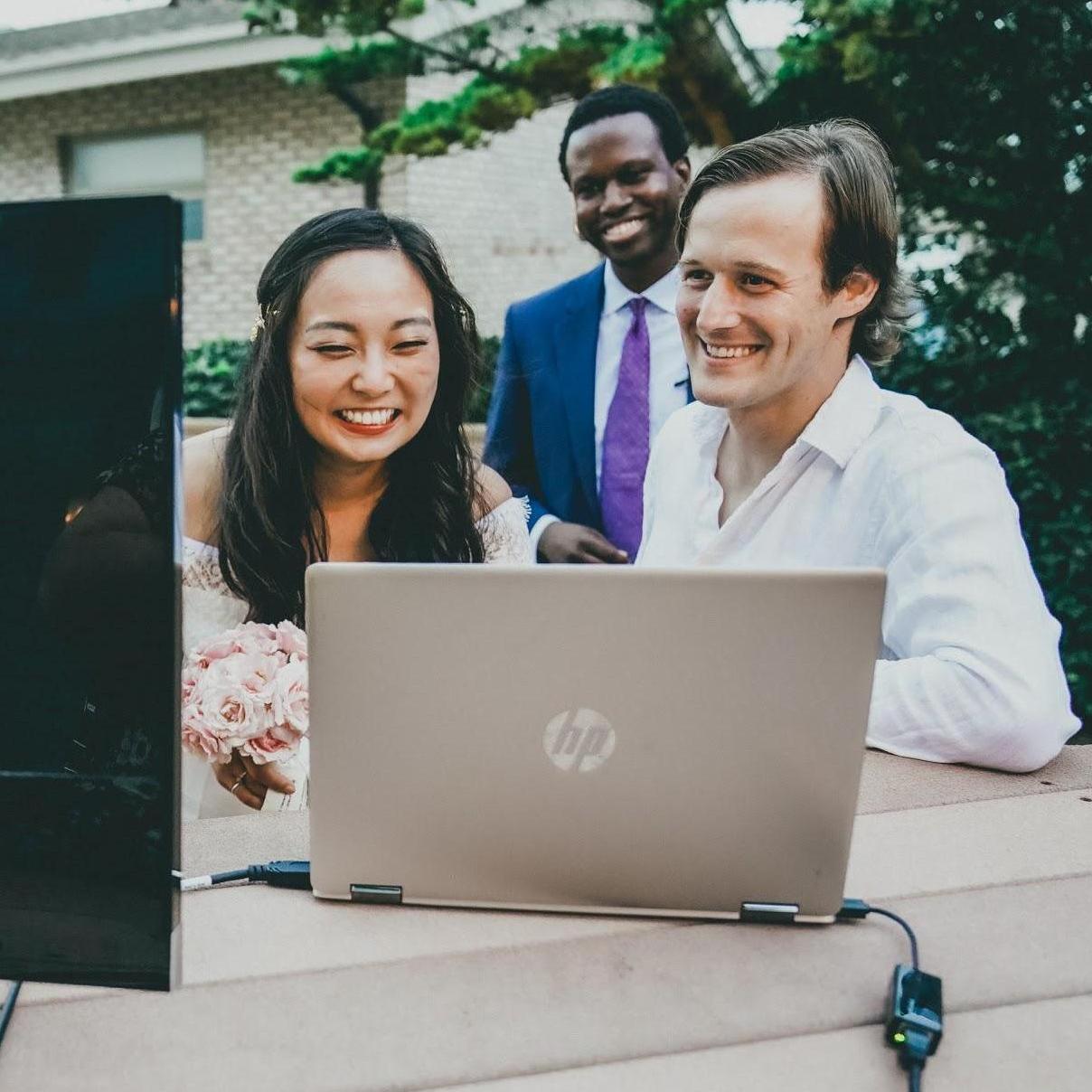 Our Wedding: saying hi virtual hellos