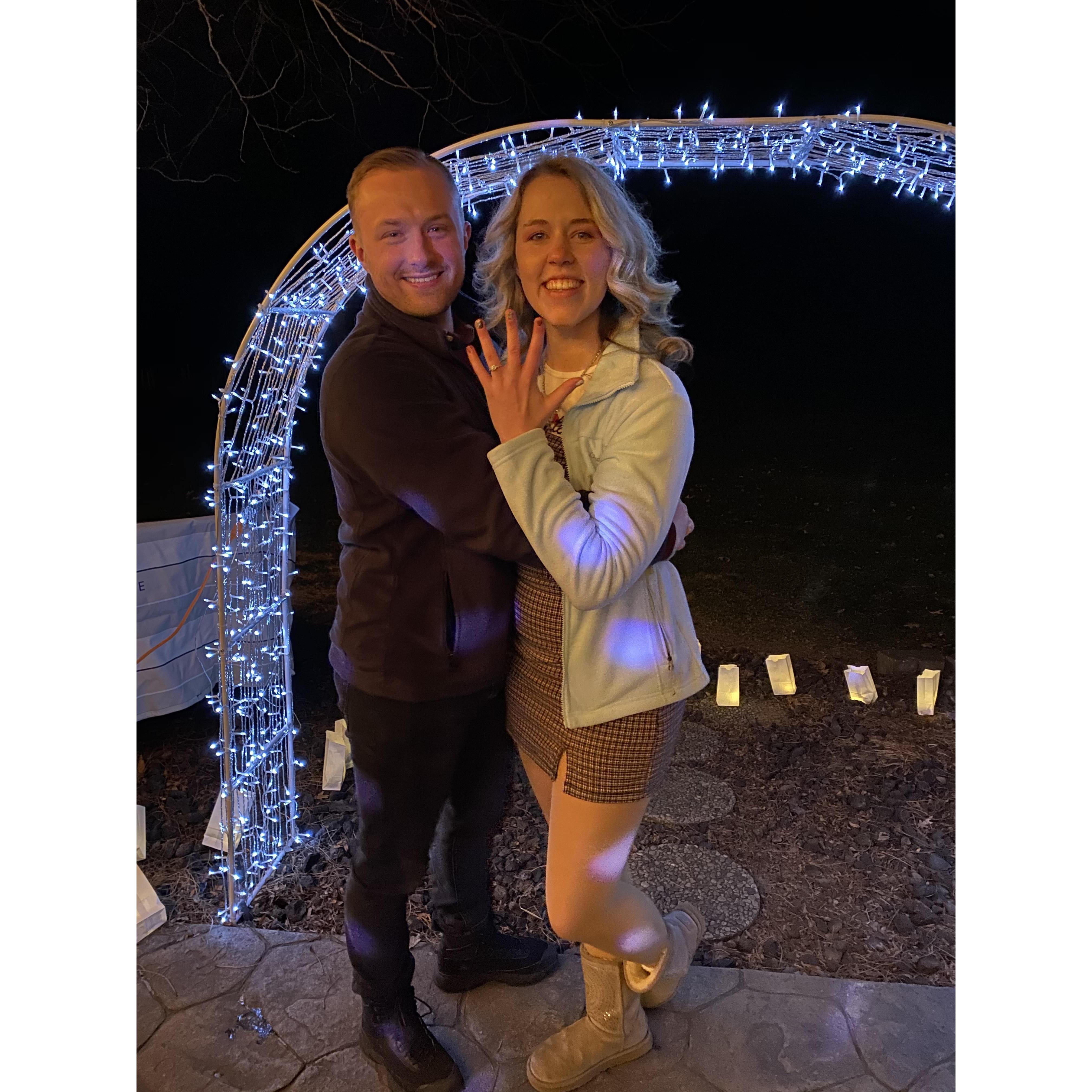 The day we got Engaged, December 24 2020