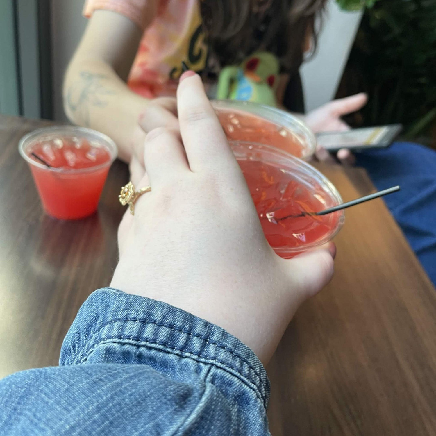 The drinks we had for free after getting engaged (they were VERY strong, and VERY good.)