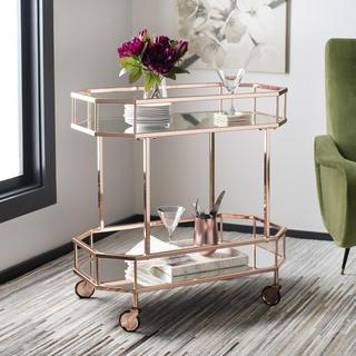 Silva 2-Tier Octagon Bar Cart