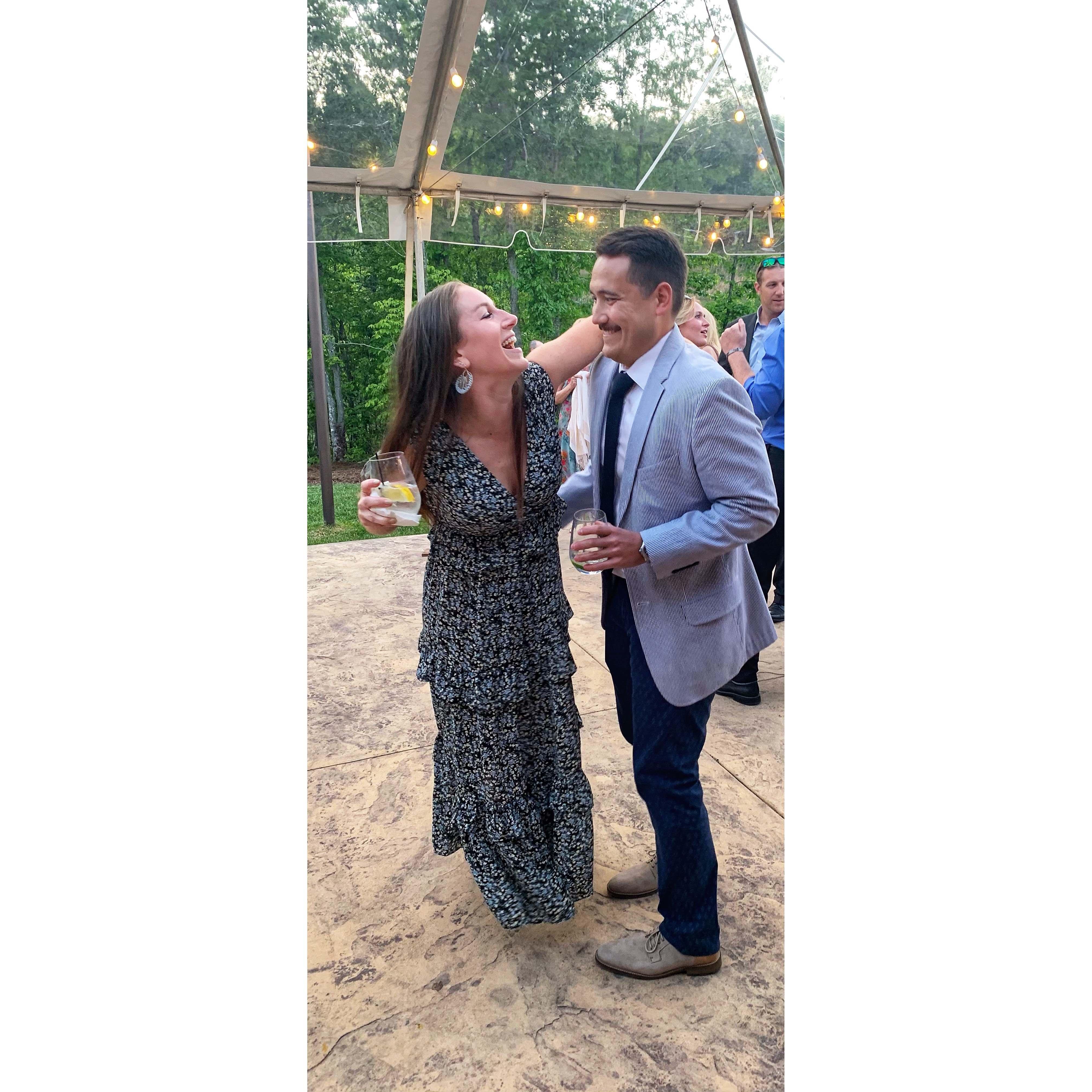 Many weddings together! Sam and Brian Bartlett's; May 2021