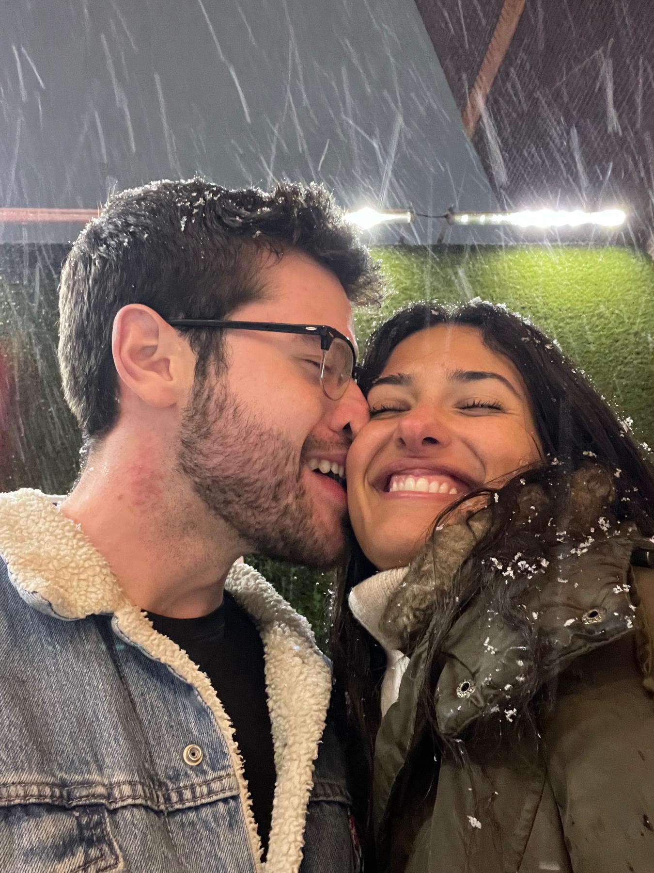 The First Snowfall
📍 Queens, NY
🗓 February 2023
Fun Fact: Gabriella drove 3 hours to surprise visit Michael while he was in Queens for a multi day job.