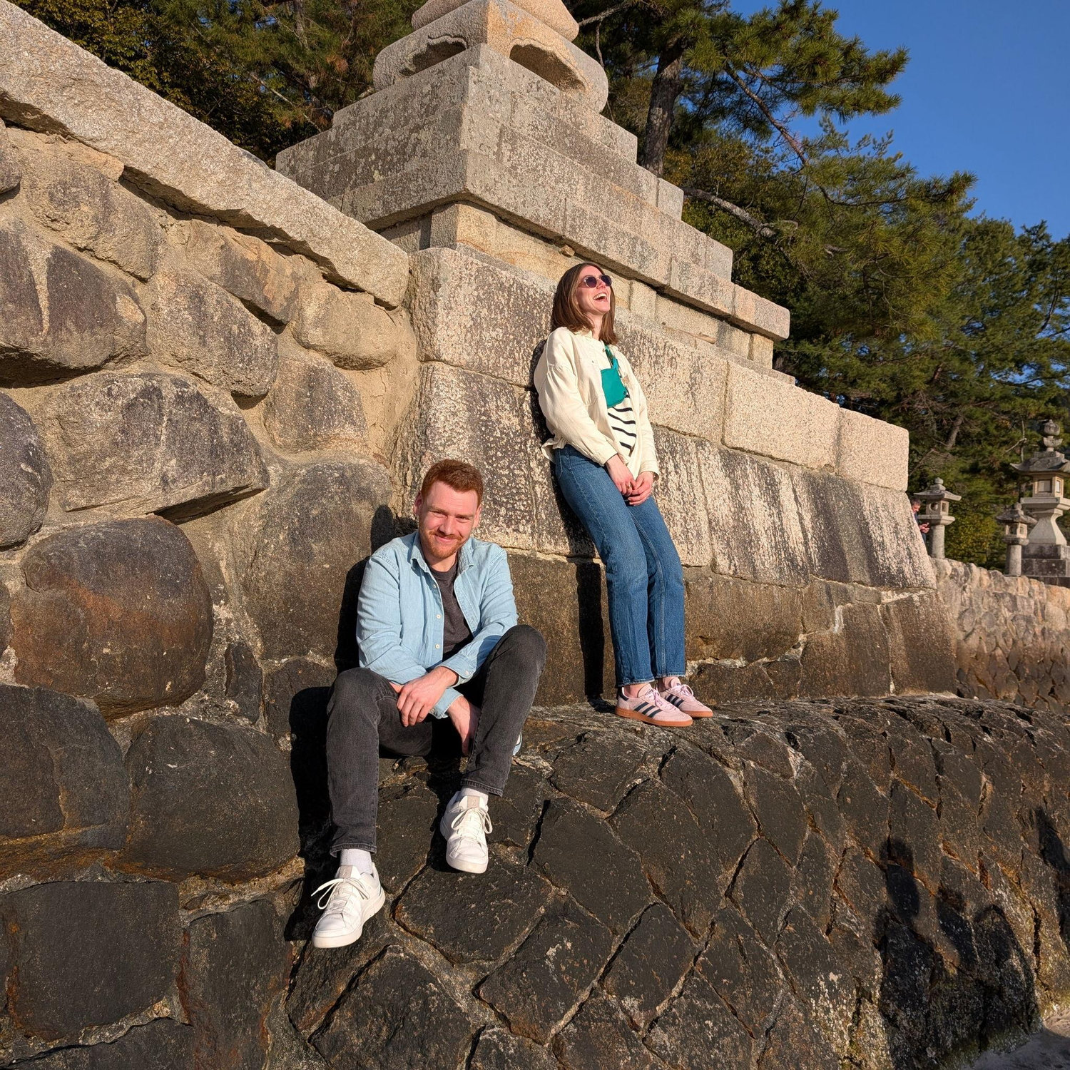 quick break on Miyajima in Japan