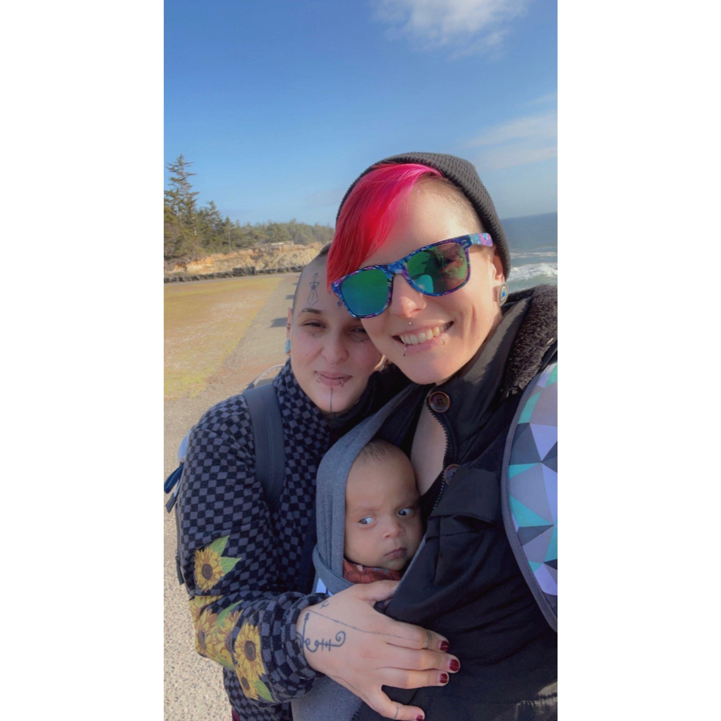 First trip to the beach with our son!