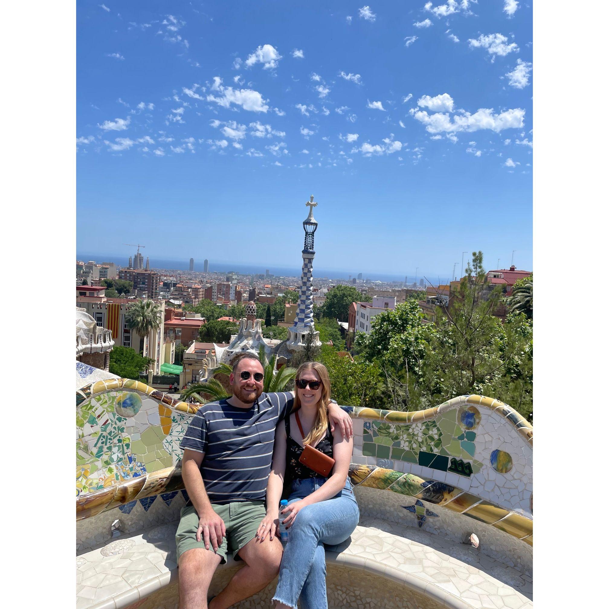 Parc Guell in Barcelona.