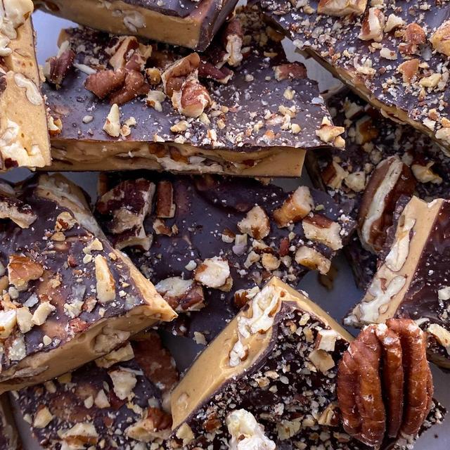 Higbee's VEGAN Pecan Toffee w/ Himalayan Sea Salt