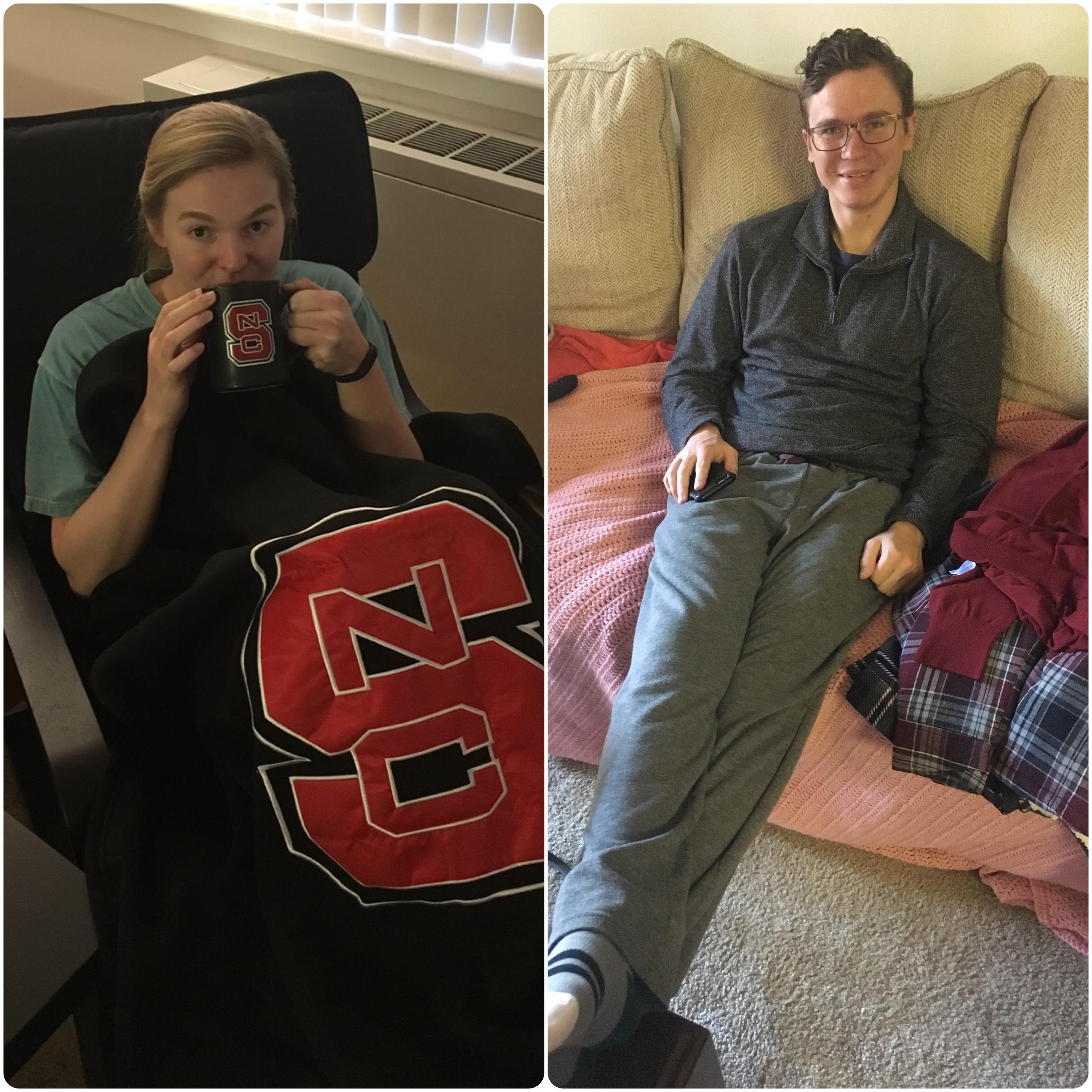 Me visiting David during his first year in DC and David visiting me during my first year in Tallahassee, where we were long-distance for 2 years.